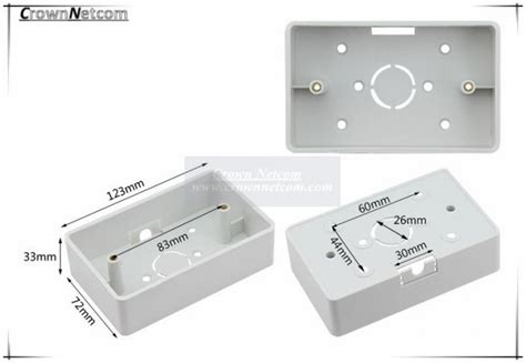 standard single gang junction box dimensions|large single gang electrical box.